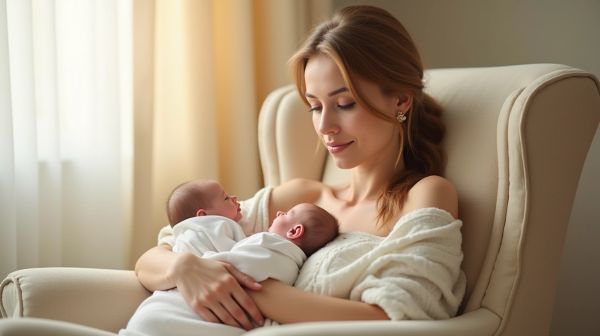 Réussir l'allaitement lors d'une grossesse multiple